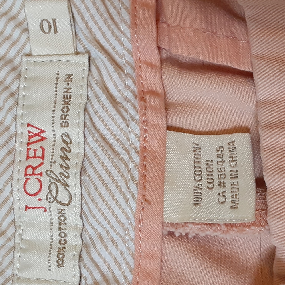 J.crew  peach shorts with sailboats , size 10 - Picture 3 of 8